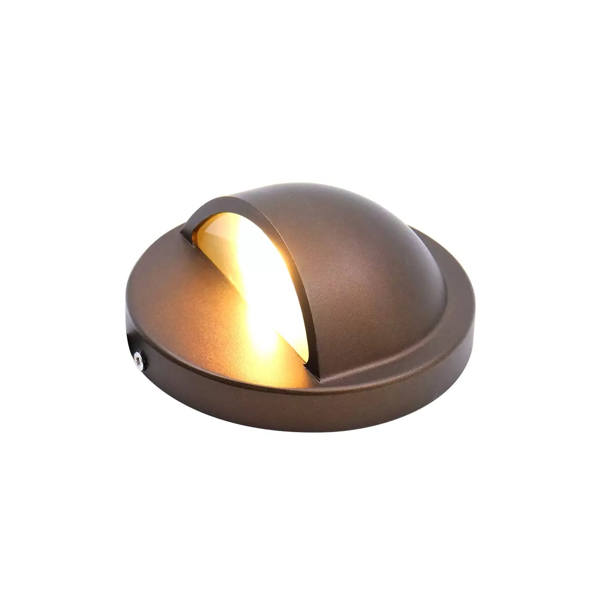 CLS IDL02A Solid Cast Aluminum Semi-Moon LED Deck Light 1-2-3W Adjustable view 2