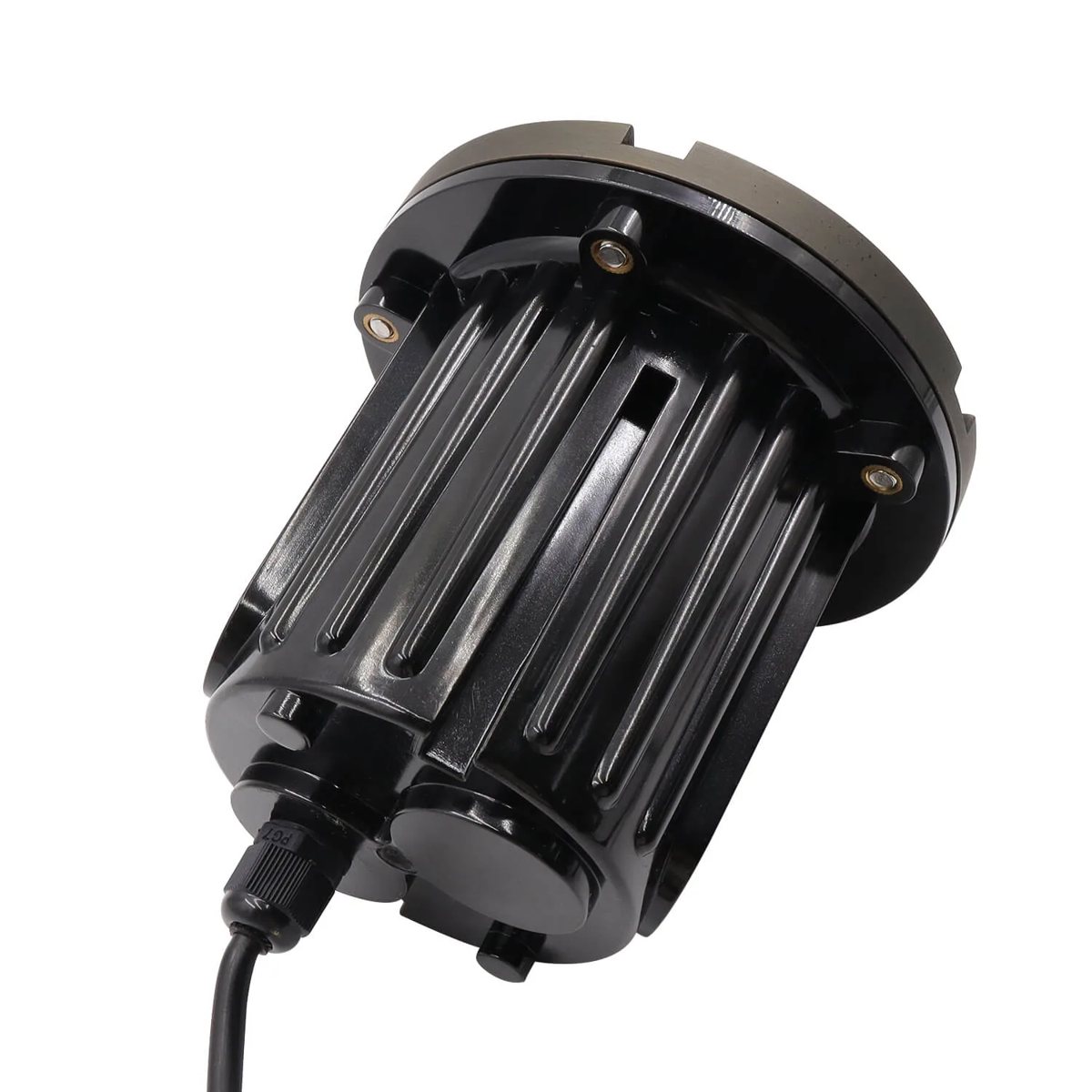 CLS IGL18B Titan Half-Moon Brass In-Ground Well Light (MR16) view 4