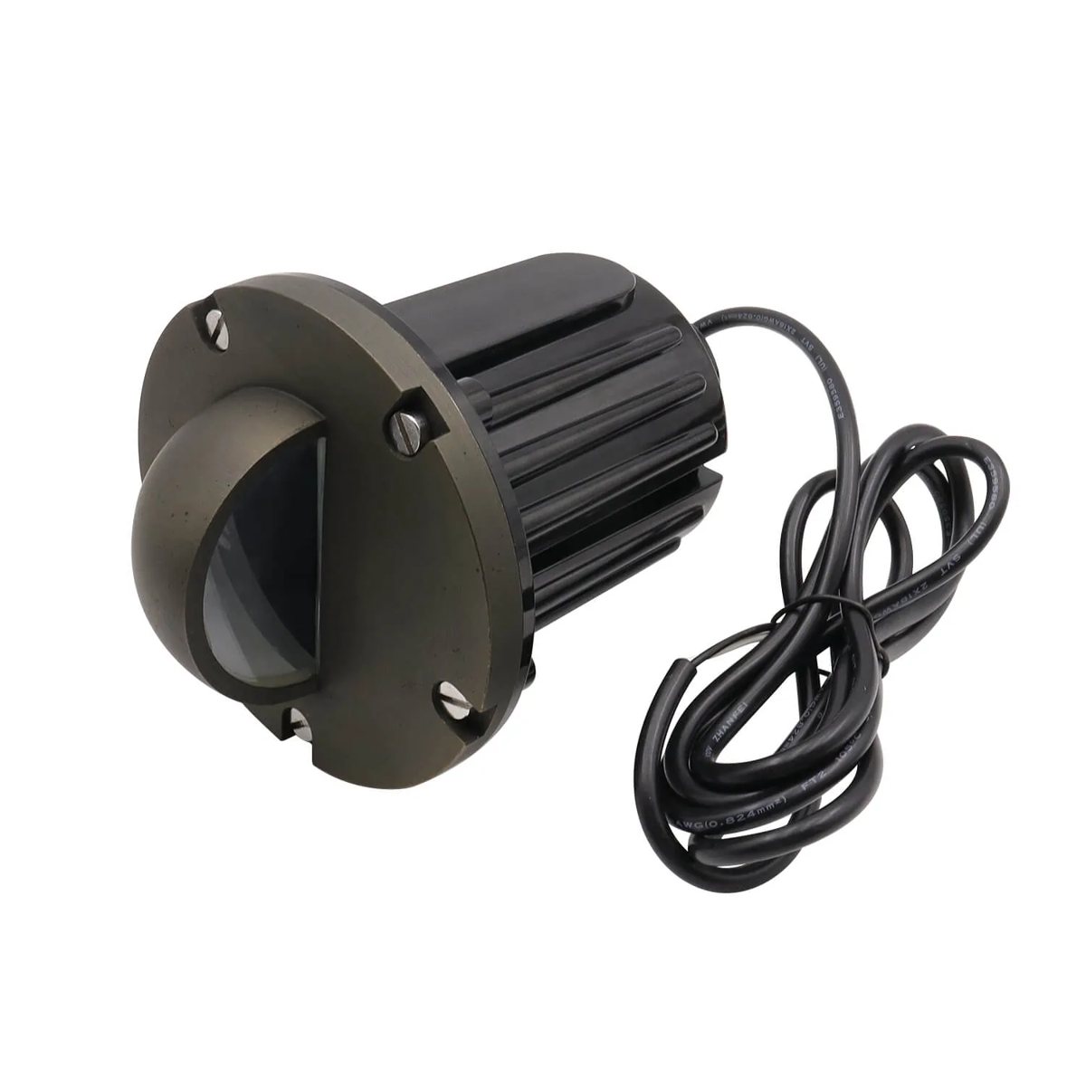 CLS IGL18B Titan Half-Moon Brass In-Ground Well Light (MR16) view 5