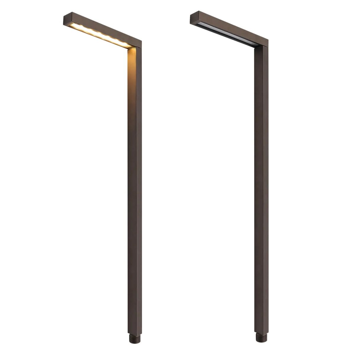 CLS IPL02 Solid Cast Aluminum L-Beam Modern Integrated LED Path Light (1-2-3W) view 2