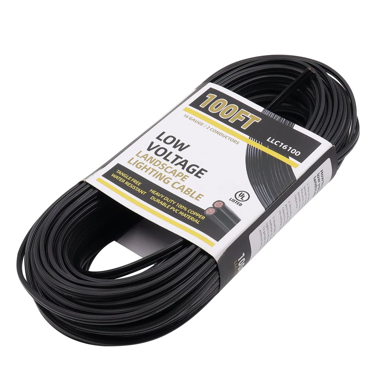 CLS LLC16100 Direct Burial Cable, 16/2 100ft