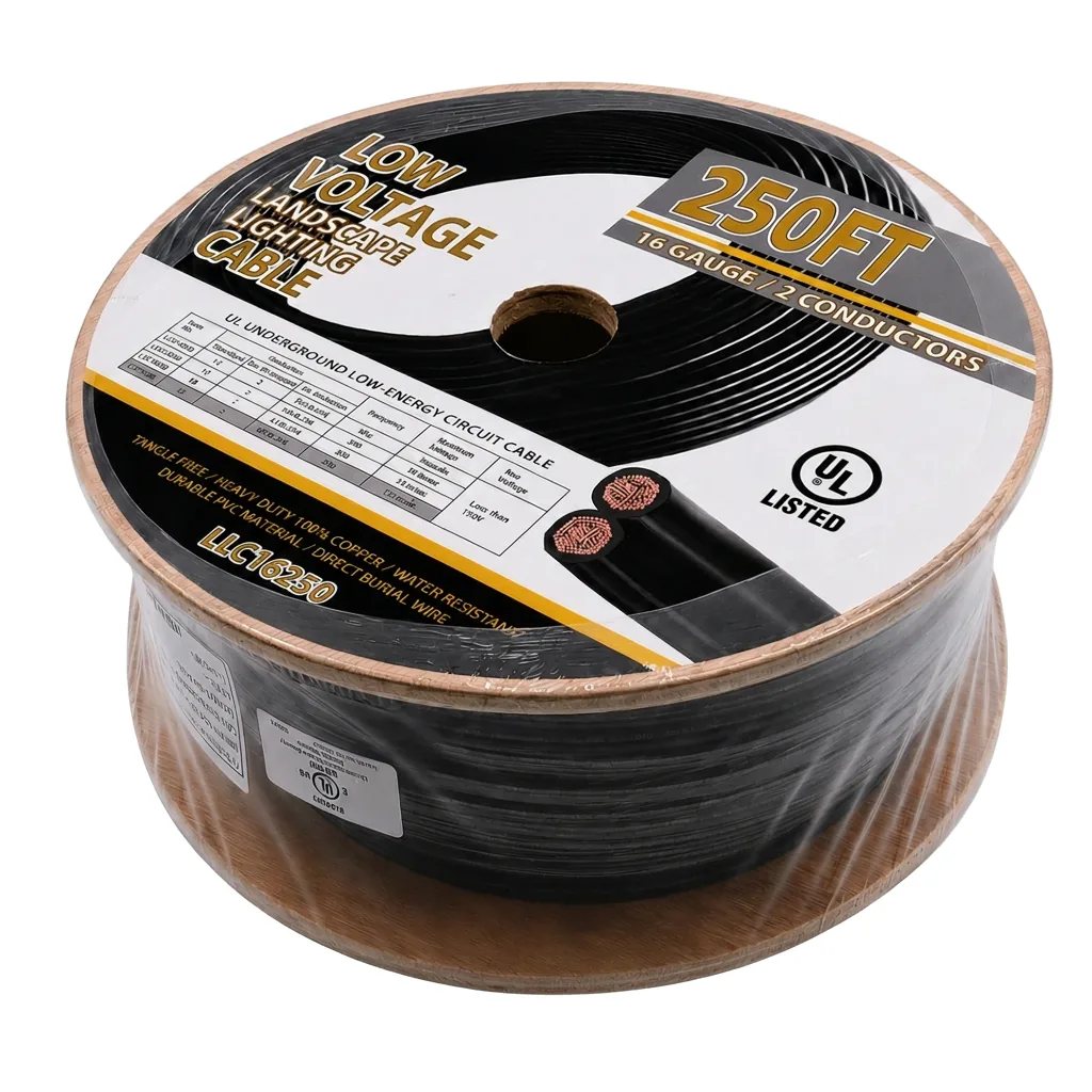 CLS LLC16250 Direct Burial Cable, 16/2 250ft