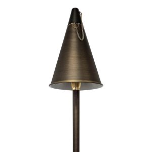 CLS PL77B Brass Tiki Torch Path Light - Classic Series (G4)