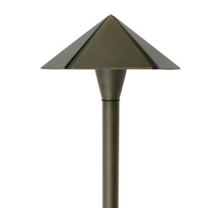CLS PL83B Brass Hex-Panel Umbrella Path Light - Classic Series (G4)