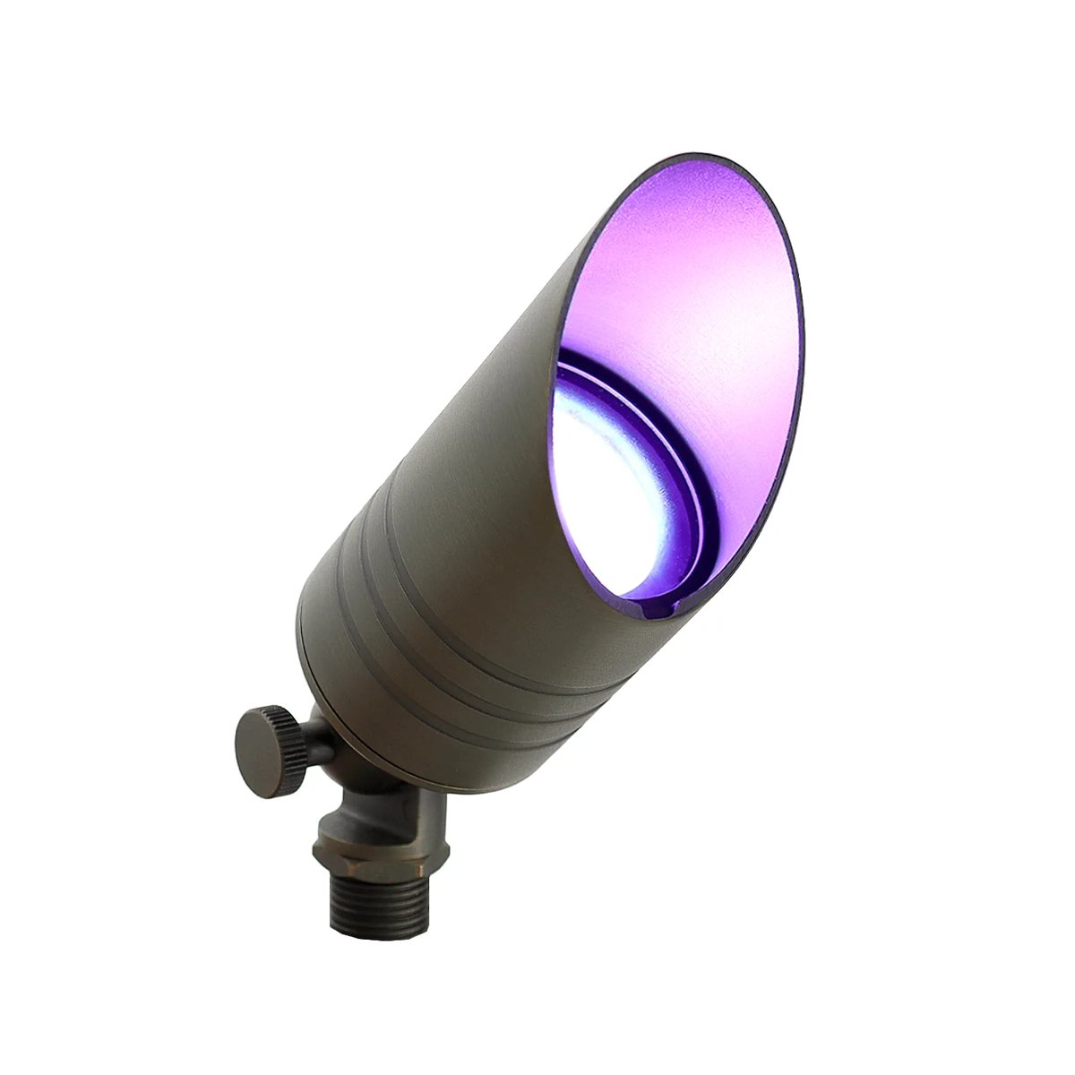 CLS STB01B Solid Cast Brass Smart RGB+CCT Integrated LED Up Light (8W) view 2
