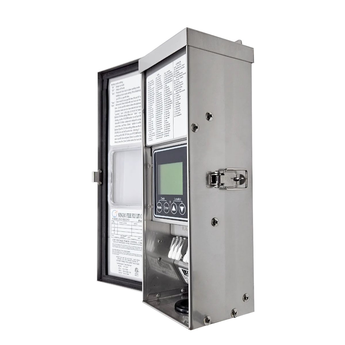 CLS TF150AT Stainless Steel Toroidal Core Transformer Built-In Timer & Photocell (150W) view 2