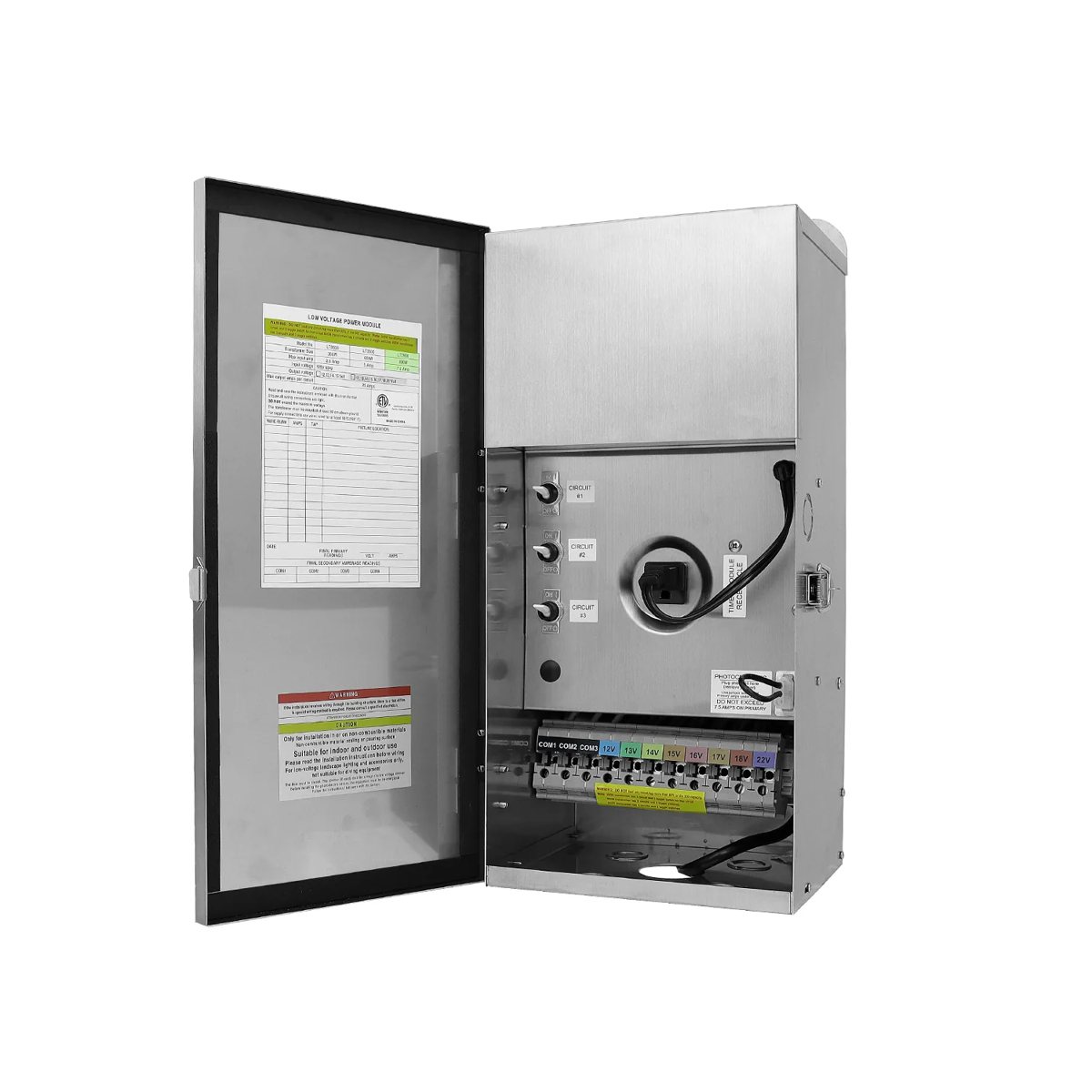 CLS TF900 Ultra-Series Multi-Tap Toroidal Core Landscape Transformer (900W) - Triple COM Port view 2