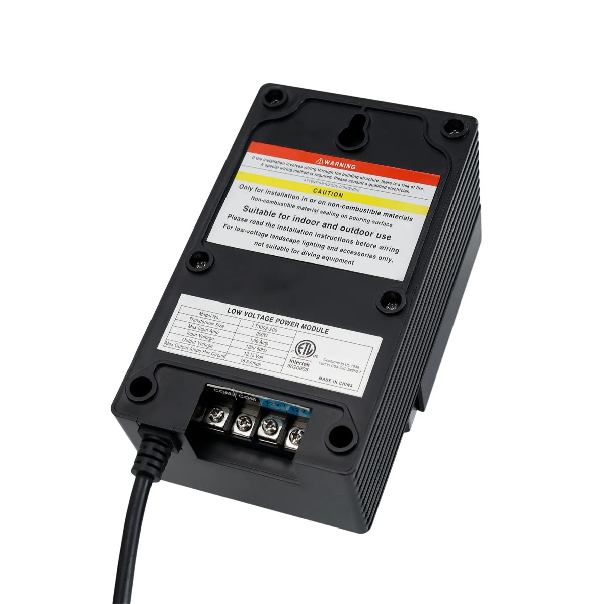 CLS TFP200 Economy Series EI Core Landscape Transformer (200W) view 4